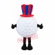 Happy Golf Mascot Costume Happy Golf Mascot Costume