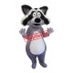 Superb Lightweight Raccoon Mascot Costume