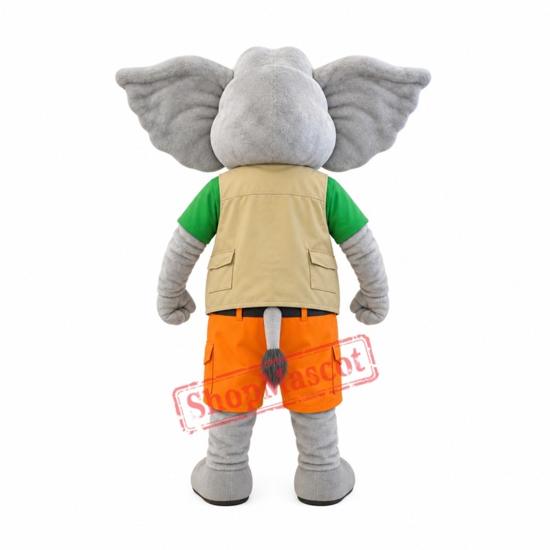 Superb Lightweight Elephant Mascot Costume