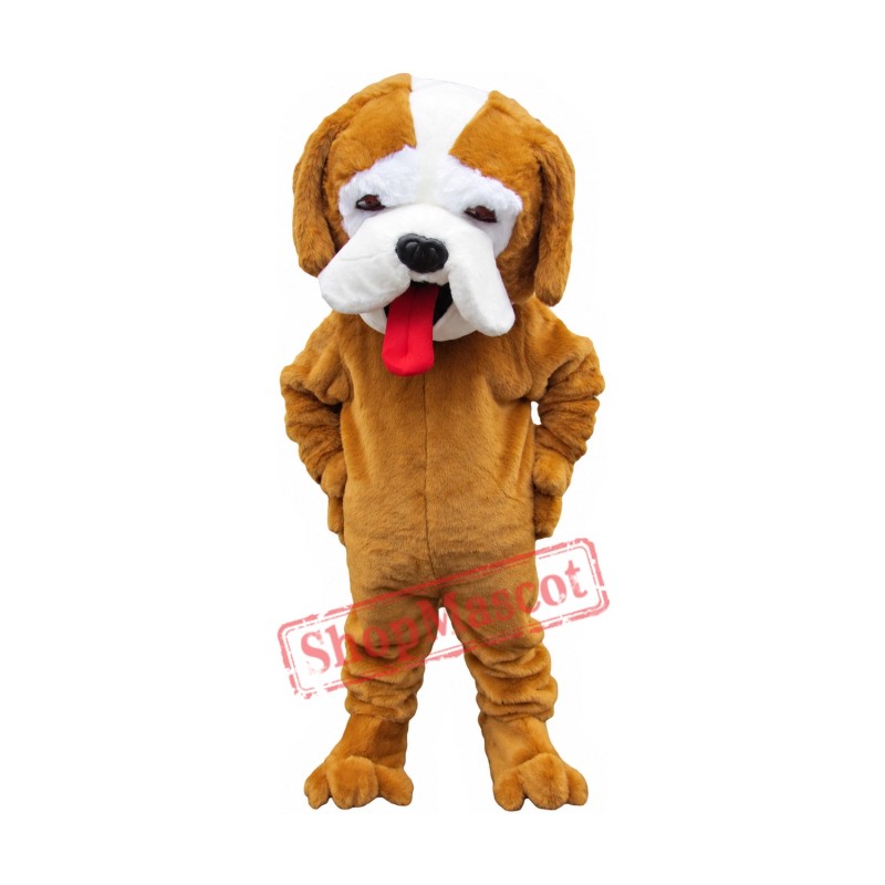 Superb Hound Dog Mascot Costume Superb Hound Dog Mascot Costume