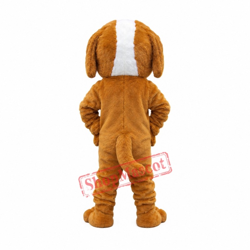 Superb Hound Dog Mascot Costume Superb Hound Dog Mascot Costume