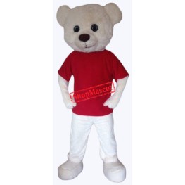 Superb White Bear Mascot Costume