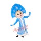 Winter Pure Girl Mascot Costume Winter Pure Girl Mascot Costume