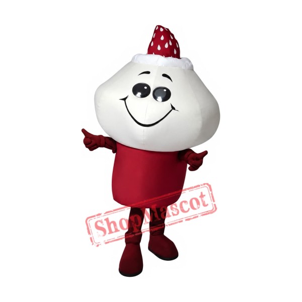 Strawberry Ice Cream Mascot Costume