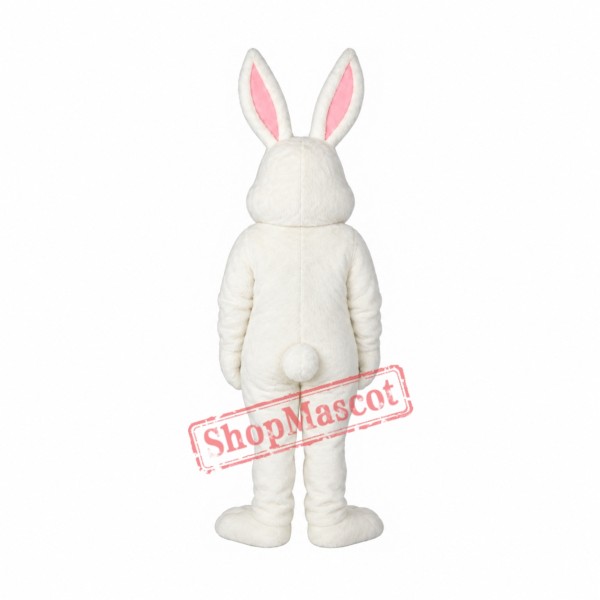 Beautiful White Rabbit Mascot Costume Beautiful White Rabbit Mascot Costume