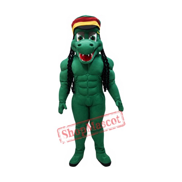 Superb Cool Crocodile Mascot Costume