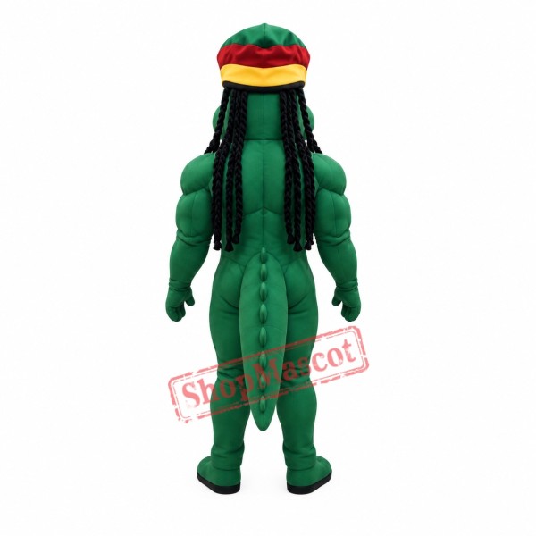 Superb Cool Crocodile Mascot Costume Superb Cool Crocodile Mascot Costume