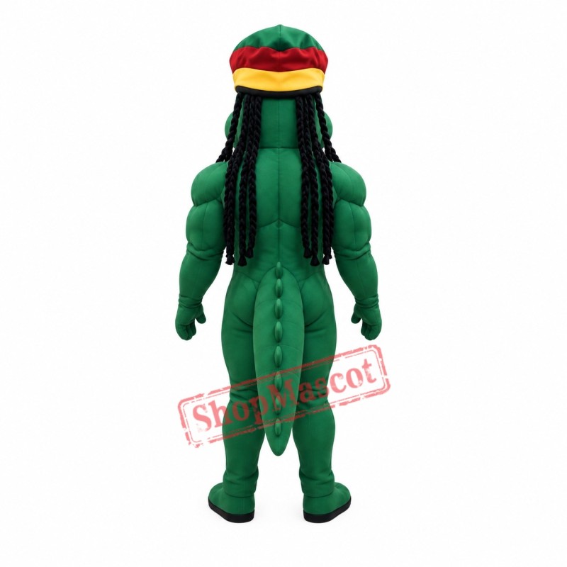 Superb Cool Crocodile Mascot Costume Superb Cool Crocodile Mascot Costume