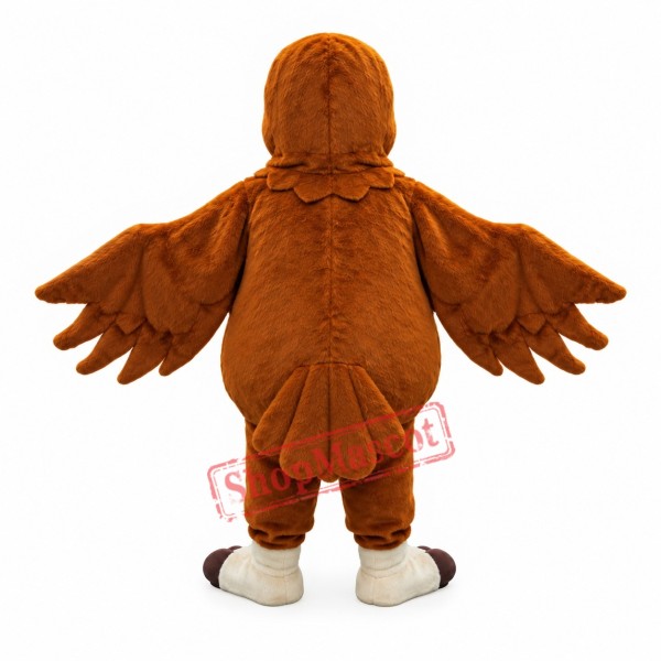 Superb Brown Bird Mascot Costume Superb Brown Bird Mascot Costume