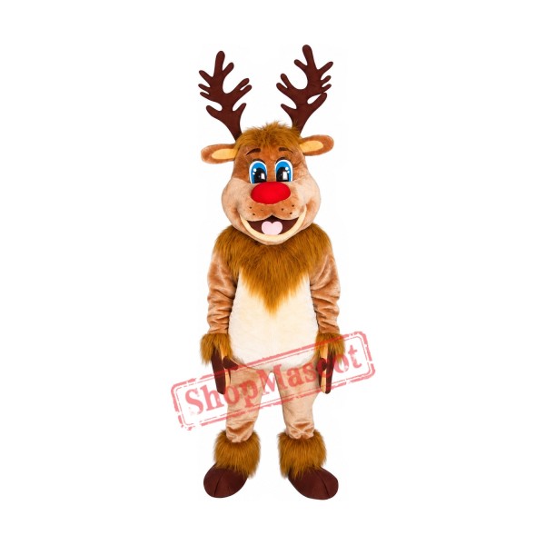 Happy Deer Mascot Costume for Adult