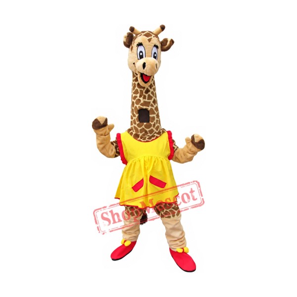Beautiful Lightweight Giraffe Mascot Costume