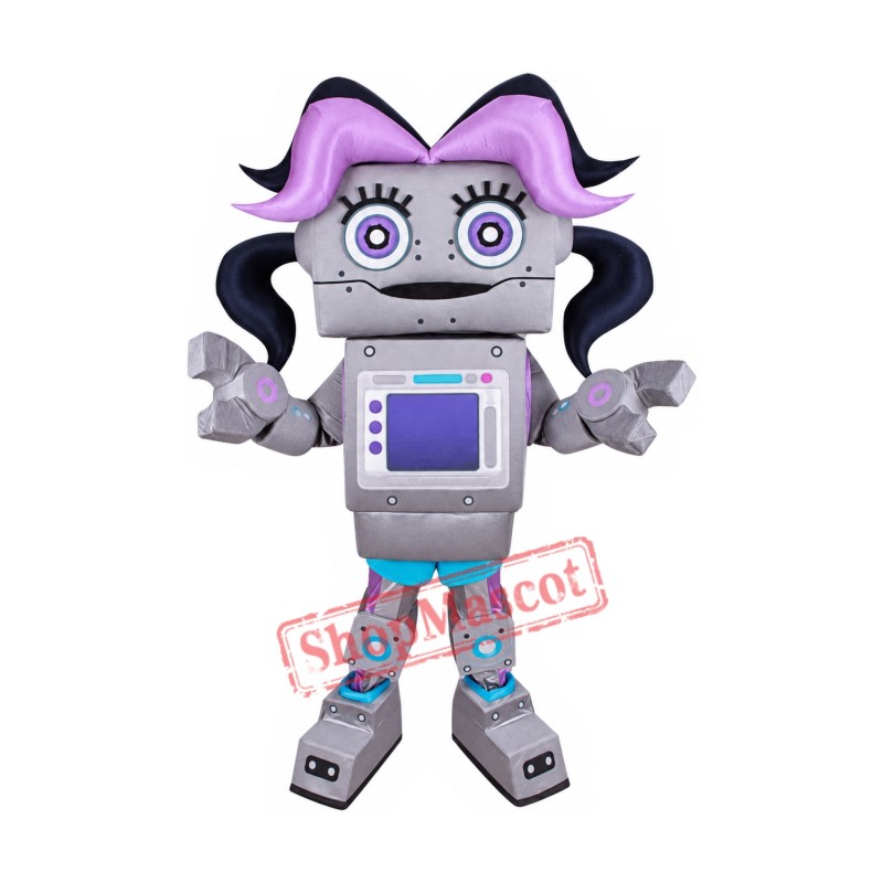 Beautiful Robot Mascot Costume Beautiful Robot Mascot Costume