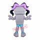 Beautiful Robot Mascot Costume Beautiful Robot Mascot Costume