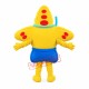 Happy Lightweight Starfish Mascot Costume