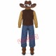 Handsome Cowboy Mascot Costume Handsome Cowboy Mascot Costume