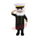 Superb Old Captain Mascot Costume Superb Old Captain Mascot Costume
