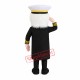 Superb Old Captain Mascot Costume Superb Old Captain Mascot Costume