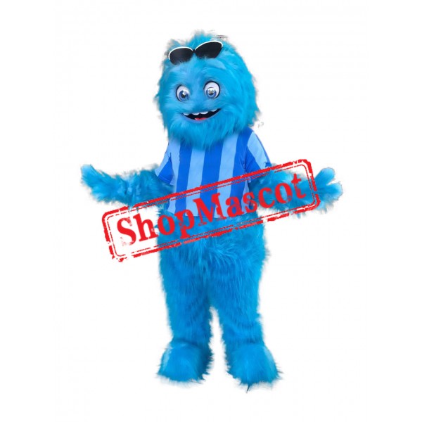 Cool Blue Monster Mascot Costume