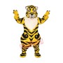 Yellow Tiger Mascot Costume