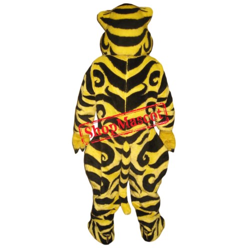 Yellow Tiger Mascot Costume