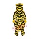 Yellow Tiger Mascot Costume Yellow Tiger Mascot Costume