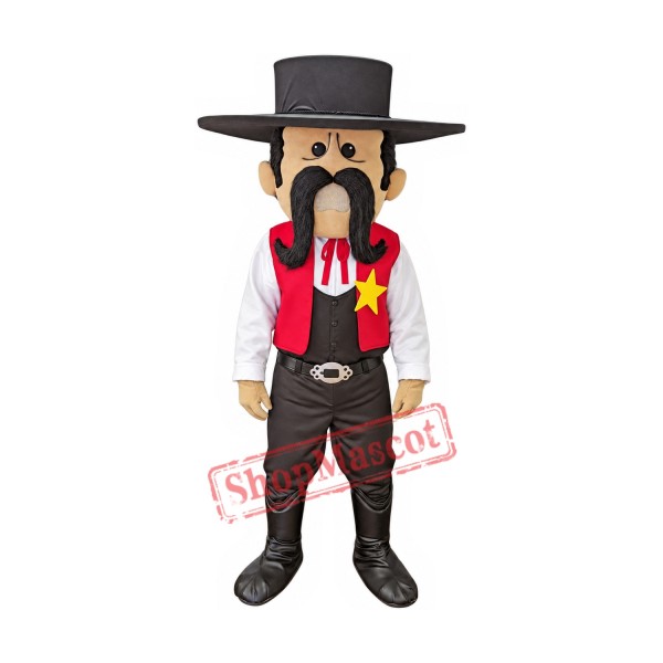 Superb Sheriff Mascot Costume