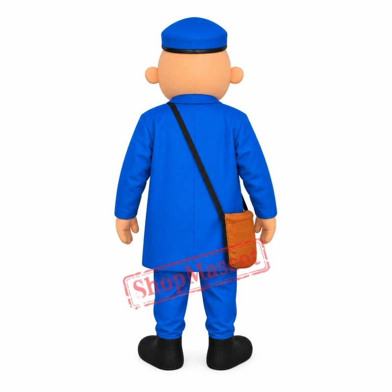 Superb Postman Mascot Costume Superb Postman Mascot Costume