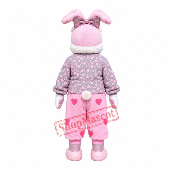 Affordable Cute Pink Rabbit Mascot Costume Affordable Cute Pink Rabbit Mascot Costume