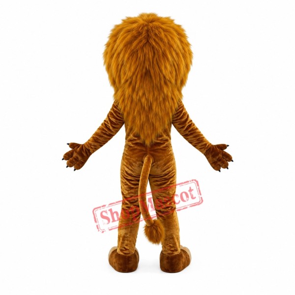 Realistic Friendly Lion Mascot Costume Realistic Friendly Lion Mascot Costume
