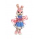 Lovely Pink Rabbit Mascot Costume