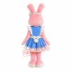 Lovely Pink Rabbit Mascot Costume Lovely Pink Rabbit Mascot Costume