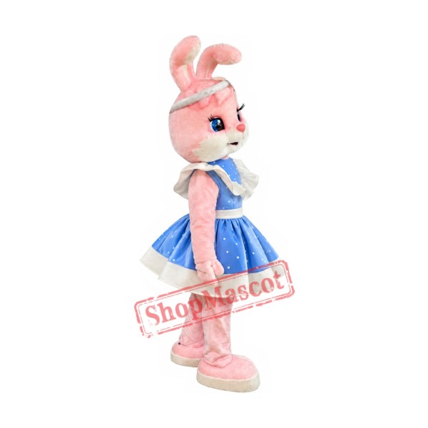 Lovely Pink Rabbit Mascot Costume Lovely Pink Rabbit Mascot Costume