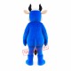 Superb Blue Cow Mascot Costume Superb Blue Cow Mascot Costume