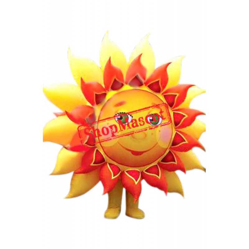 Superb Sun Flower Mascot Costume