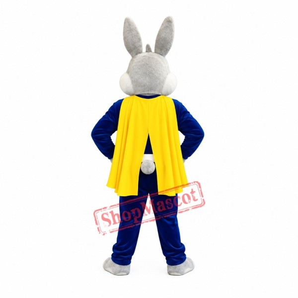 Hero Rabbit Mascot Costume Hero Rabbit Mascot Costume