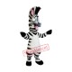 Superb Happy Zebra Mascot Costume Superb Happy Zebra Mascot Costume