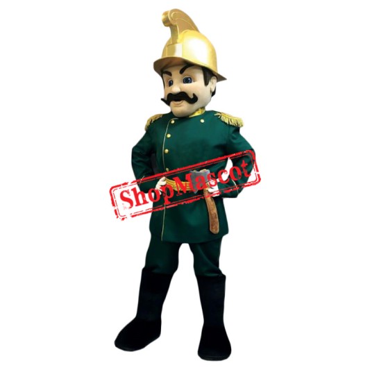 Armed Soldier Mascot Costume