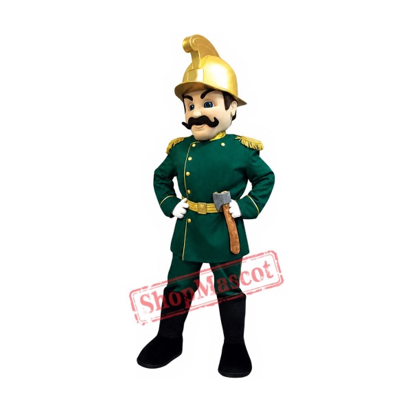 Armed Soldier Mascot Costume