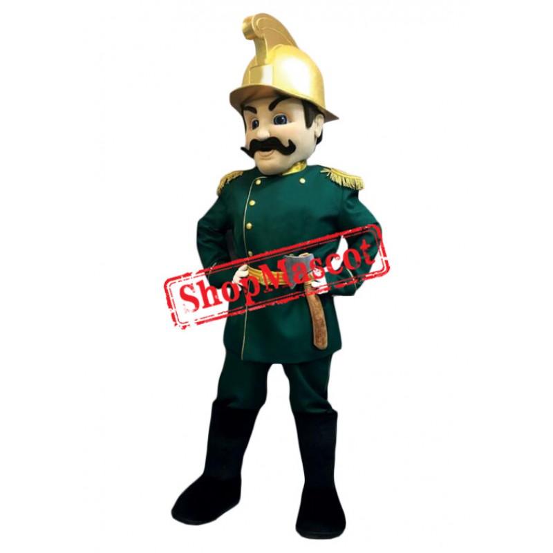 Armed Soldier Mascot Costume