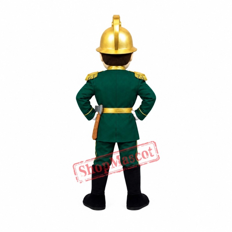 Armed Soldier Mascot Costume Armed Soldier Mascot Costume