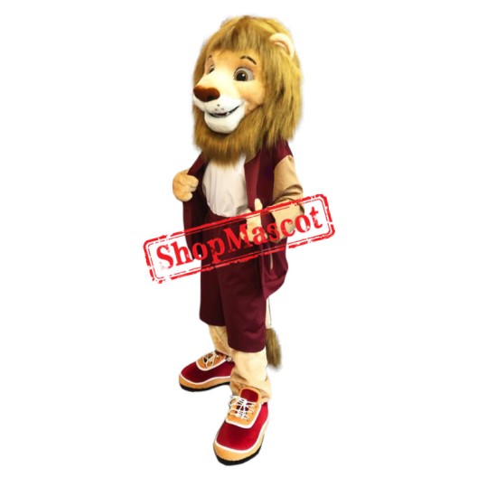 Superb School Lion Mascot Costume