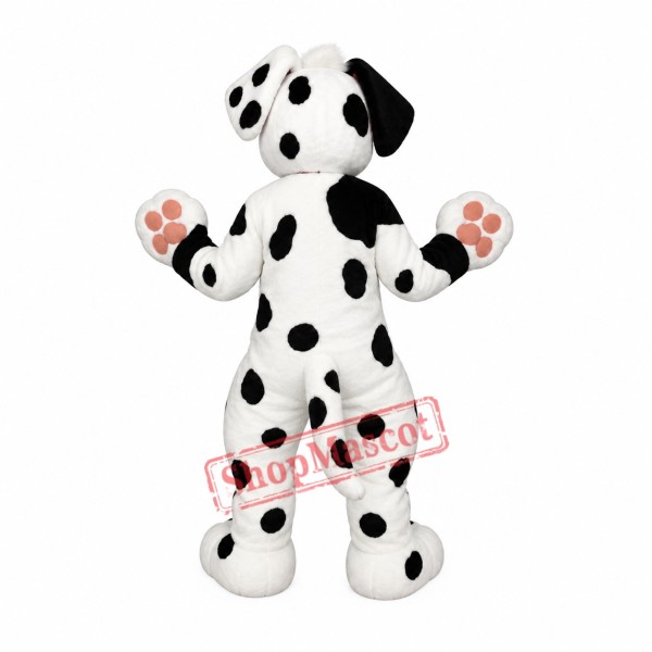 Friendly Dalmatian Dog Mascot Costume