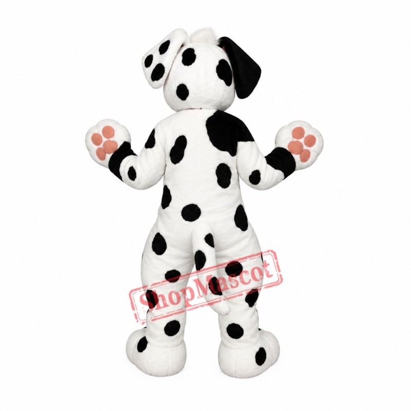 Friendly Dalmatian Dog Mascot Costume Friendly Dalmatian Dog Mascot Costume