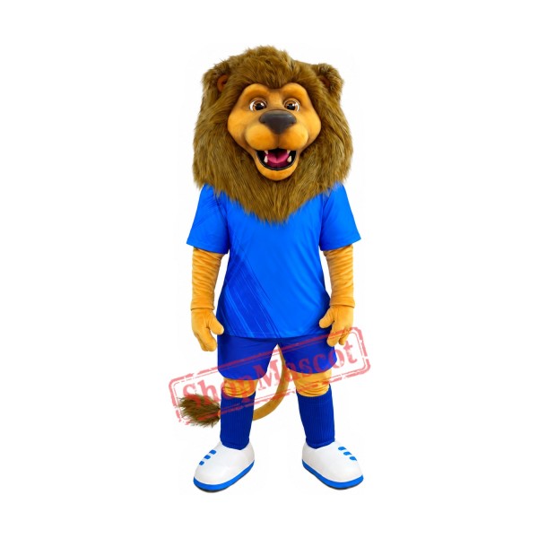 Friendly Sport Lion Mascot Costume For Adult