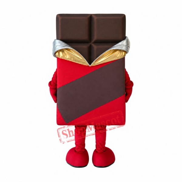 Superb Chocolate Mascot Costume Superb Chocolate Mascot Costume