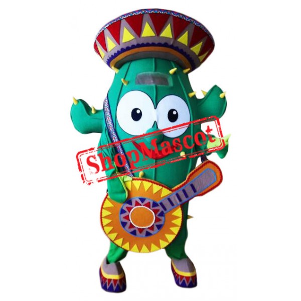 Happy Cactus Mascot Costume