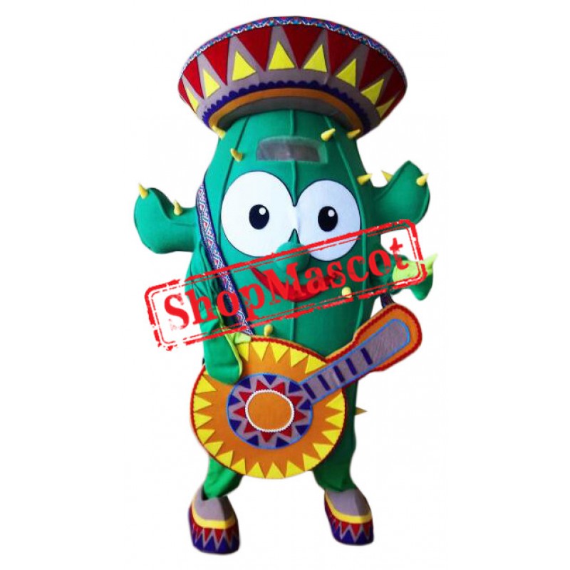 Happy Cactus Mascot Costume
