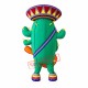 Happy Cactus Mascot Costume