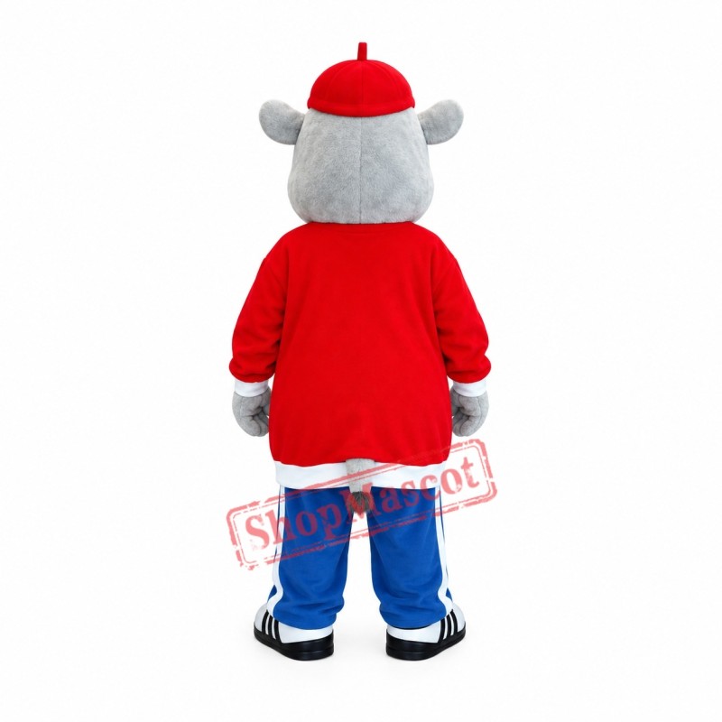 Friendly Realistic Hippo Mascot Costume Friendly Realistic Hippo Mascot Costume