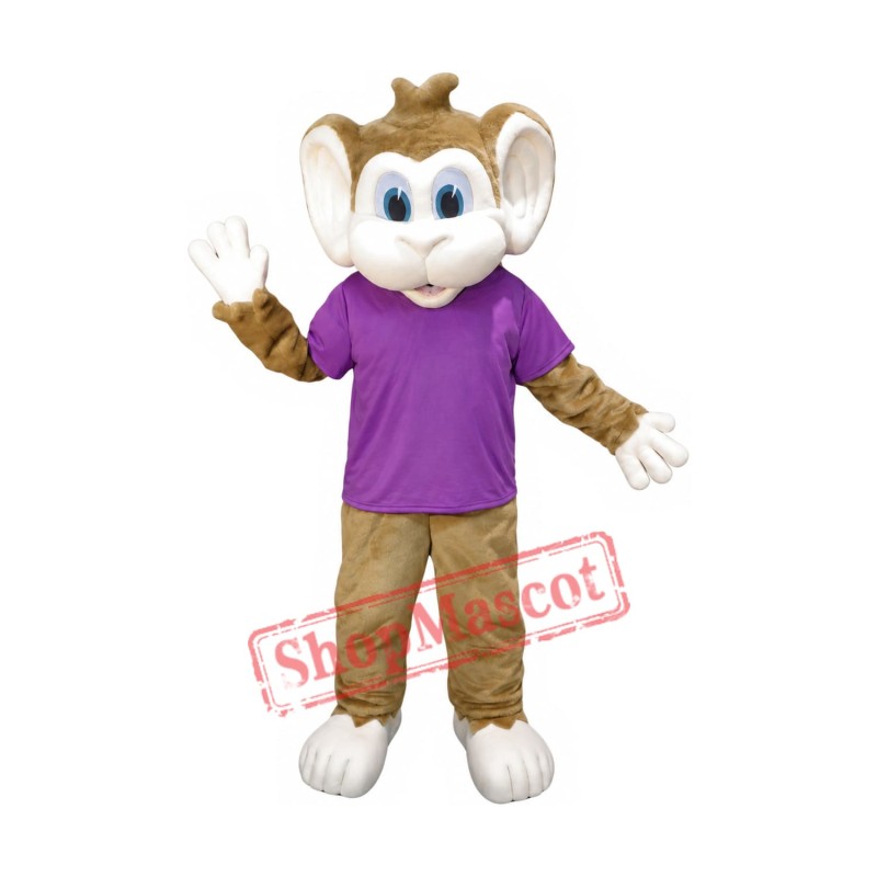 Superb College Monkey Mascot Costume Superb College Monkey Mascot Costume